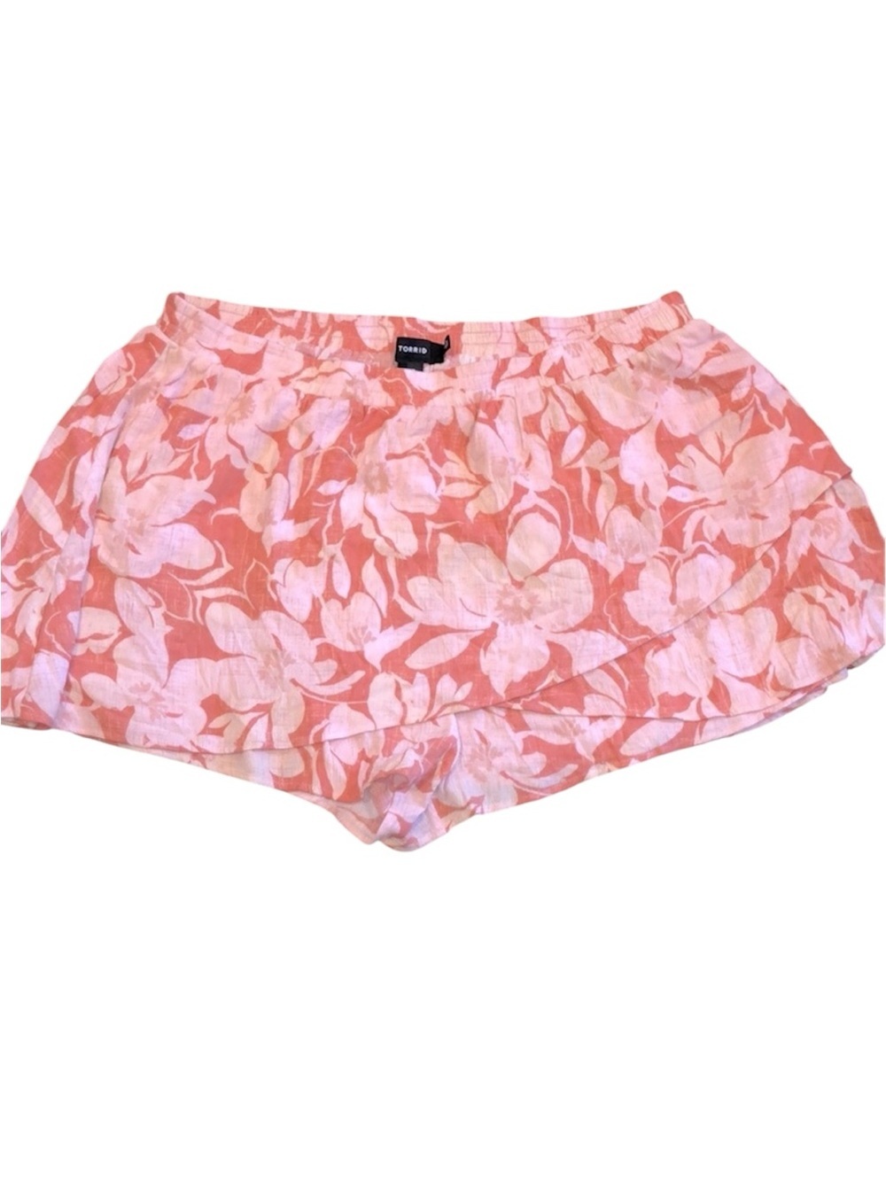 Torrid pink floral skort size 3X